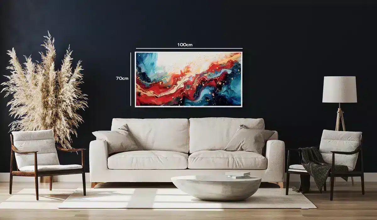 Crimson Vein Flow Plakat