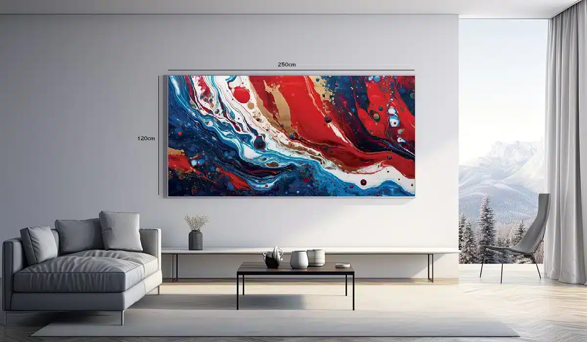 Crimson Azure Flow Plakat