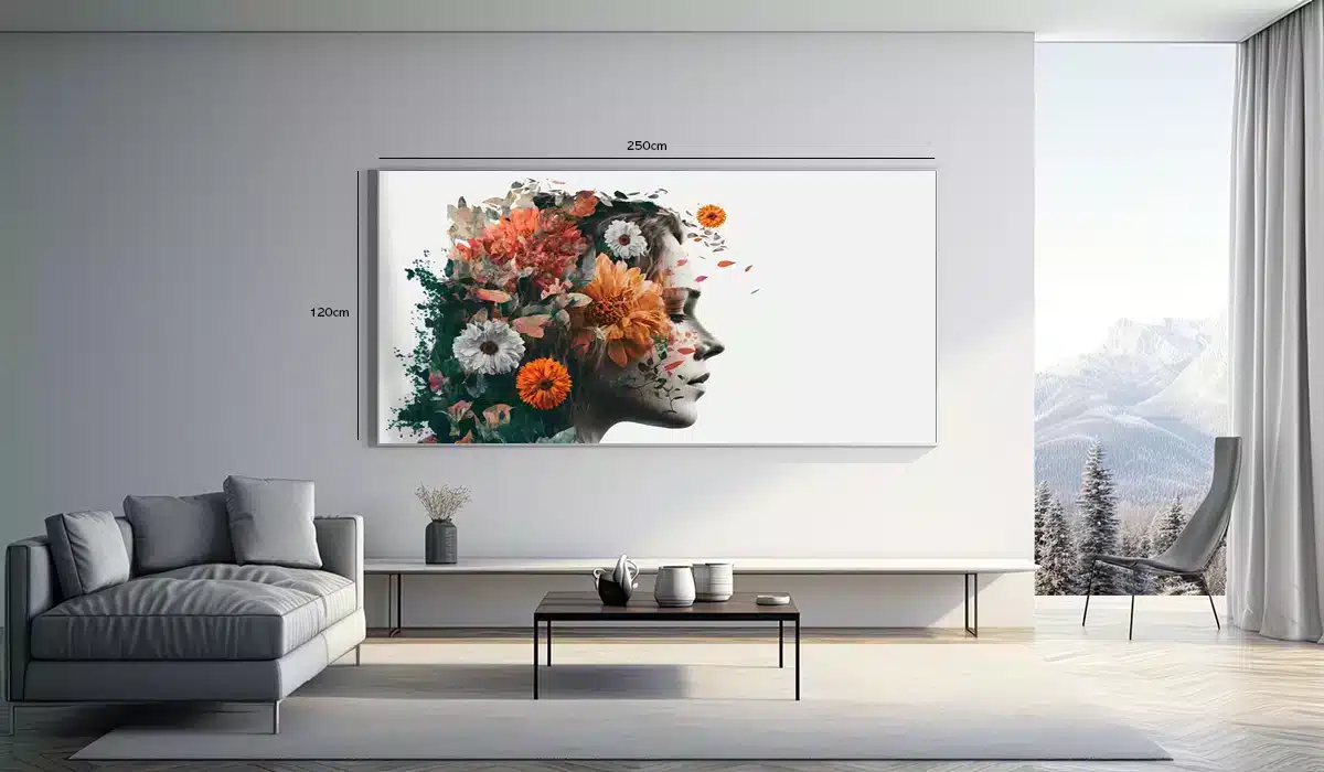 Floral Silhouette Bloom Plakat