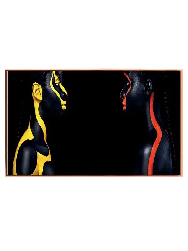 Dual Silhouette Contrast Plakat