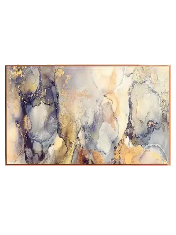 Golden Veins Flow Plakat