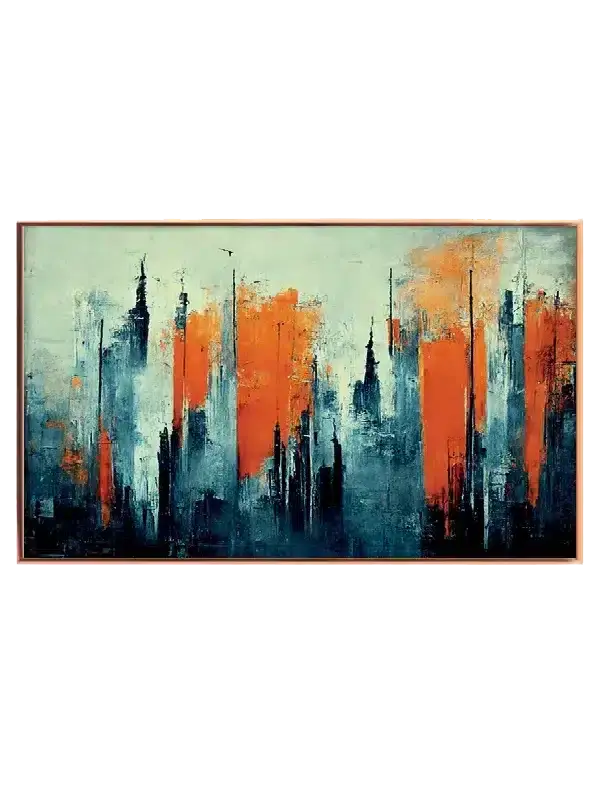 Urban Rust Contours Plakat