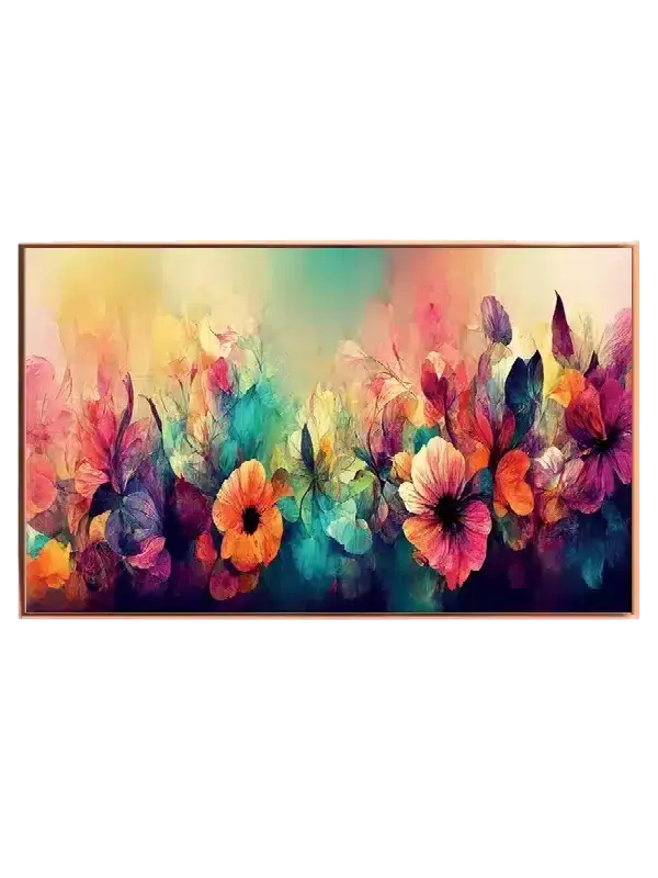 Vivid Floral Veil Plakat