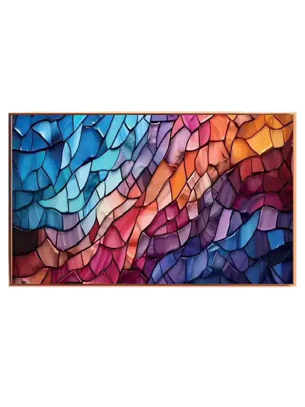 Chromatic Wave Mosaic Plakat