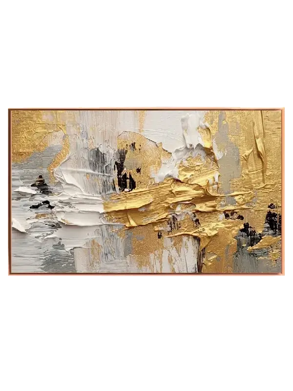 Golden Veins Texture Plakat
