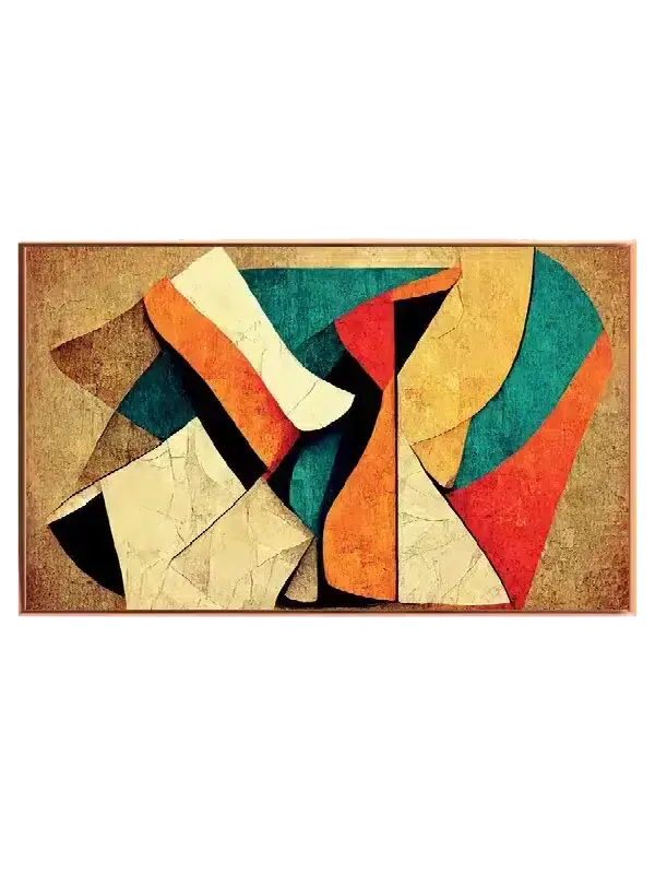 Sunset Contour Layers Plakat