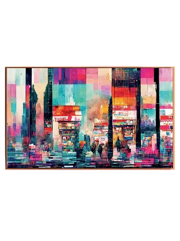 Vibrant Urban Layers Plakat