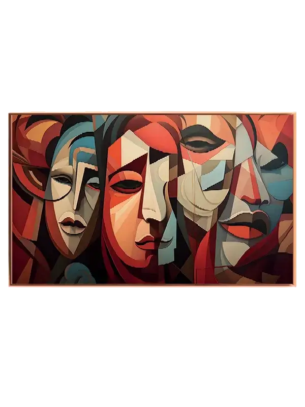 Fragmented Faces Plakat