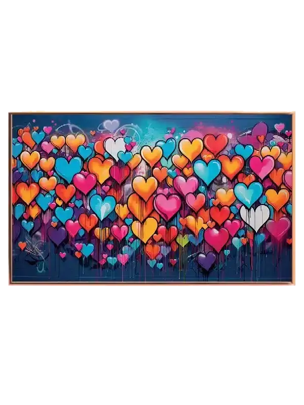 Vibrant Heartburst Plakat