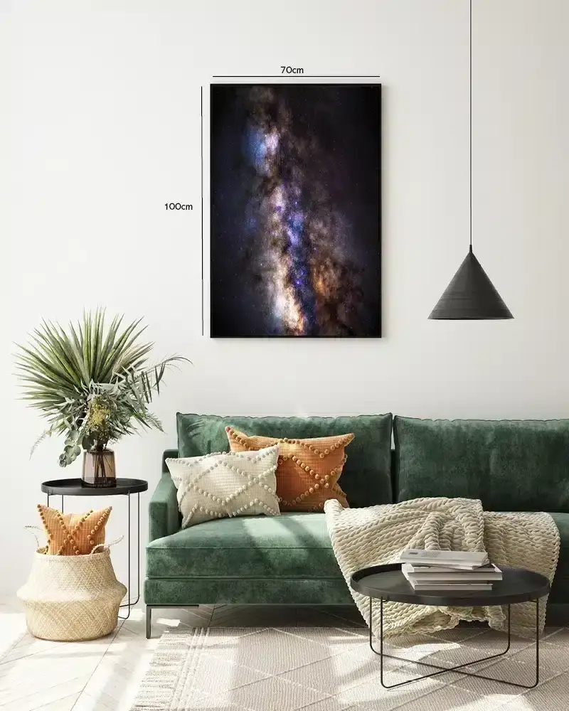 Mælkevejens Farverige Detaljer Plakat