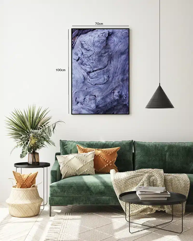 Vejrbidt Træoverflade Plakat