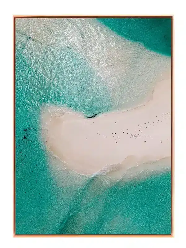 Turkis Strandkant Plakat