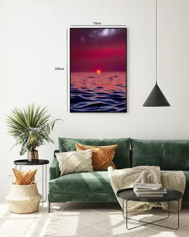 Havets Aftenrøde Plakat