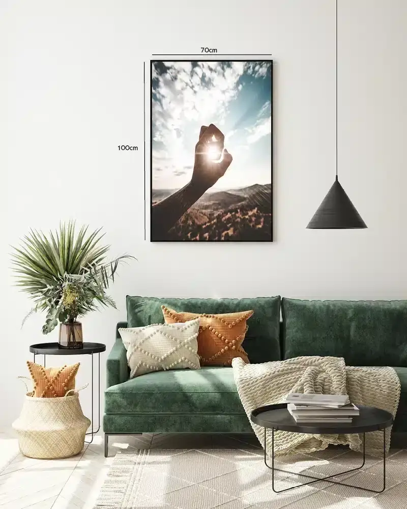 Hånd Om Sollys Plakat