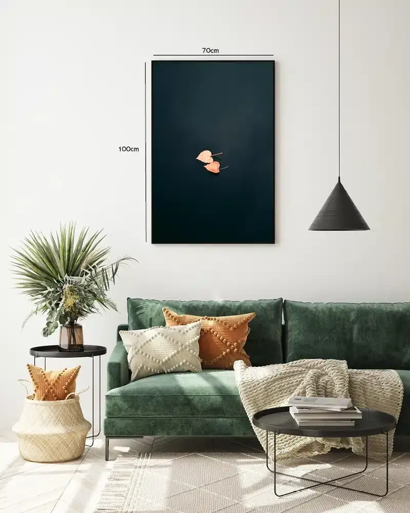 Efterårsblade på Vand Plakat