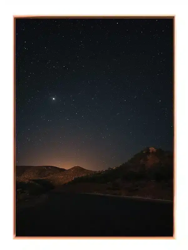 Stjernehimmel Over Bakker Plakat