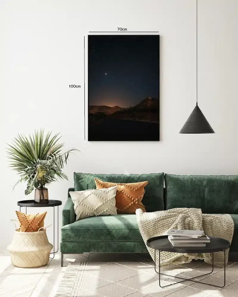 Stjernehimmel Over Bakker Plakat