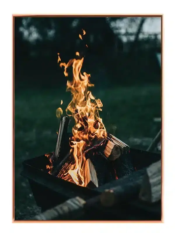 Lejrbålets Flammer Plakat