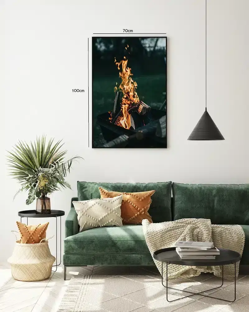 Lejrbålets Flammer Plakat