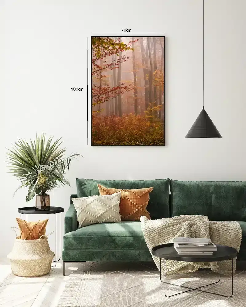 Efterårsskoven i Tåge Plakat