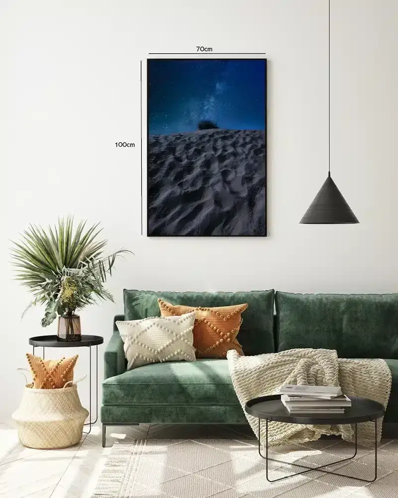 Sandklit under Stjernehimmel Plakat