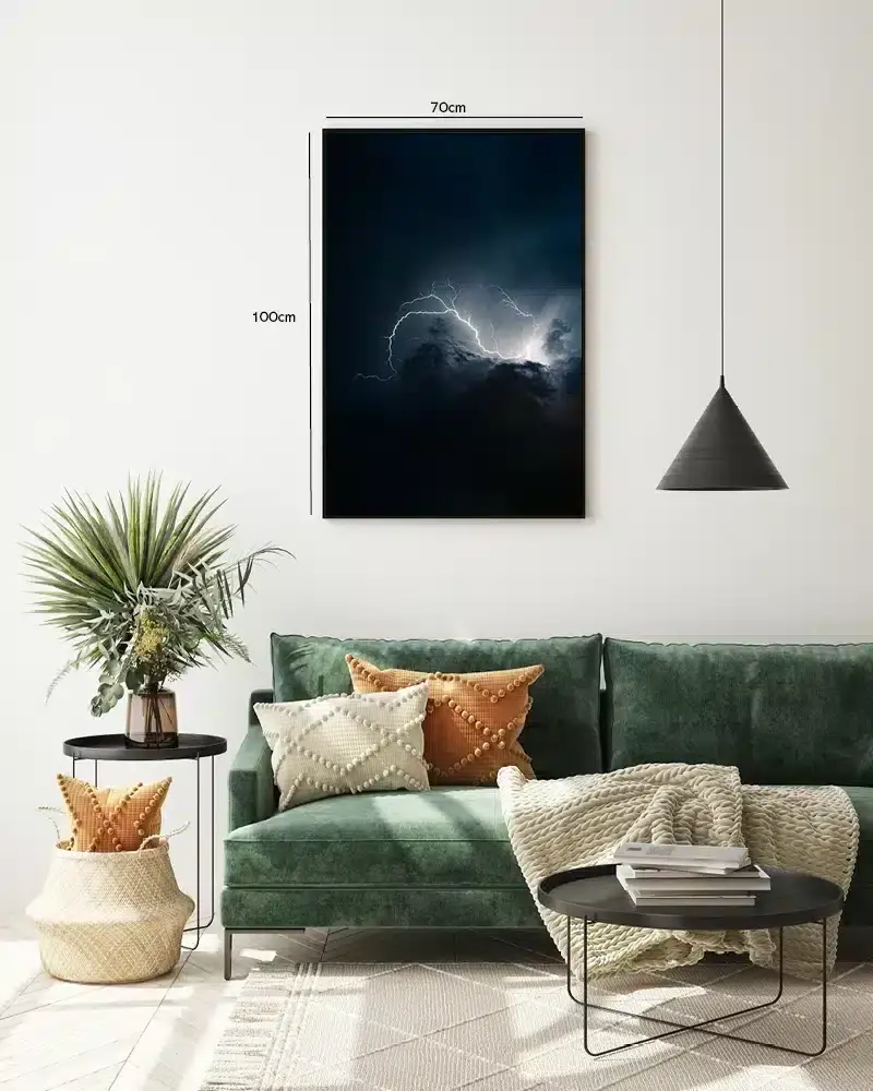 Lyn i Mørk Nat Plakat