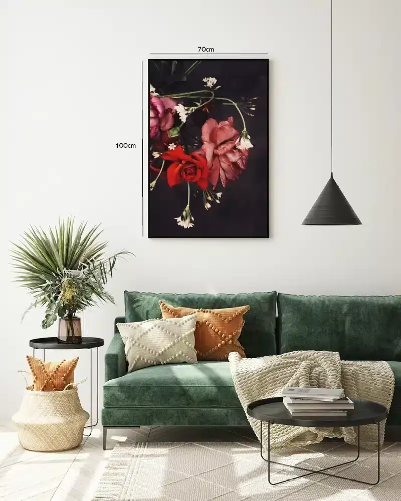 Røde og Lyserøde Roser Plakat