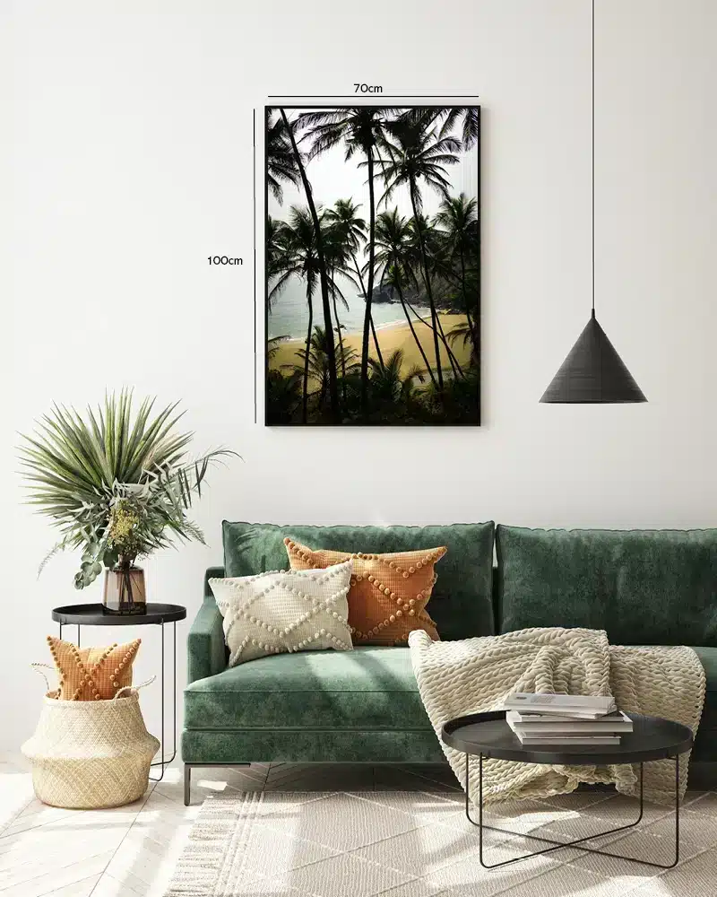 Tropisk Strand ved Skumring Plakat