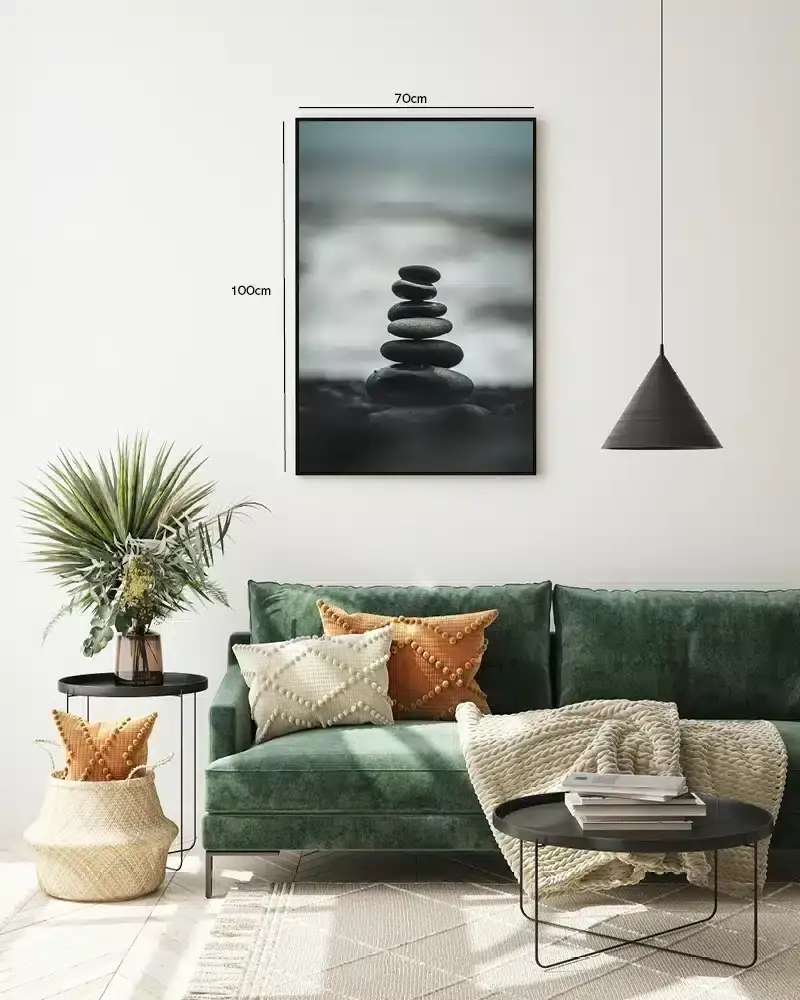 Stenstablet Ved Vandet Plakat