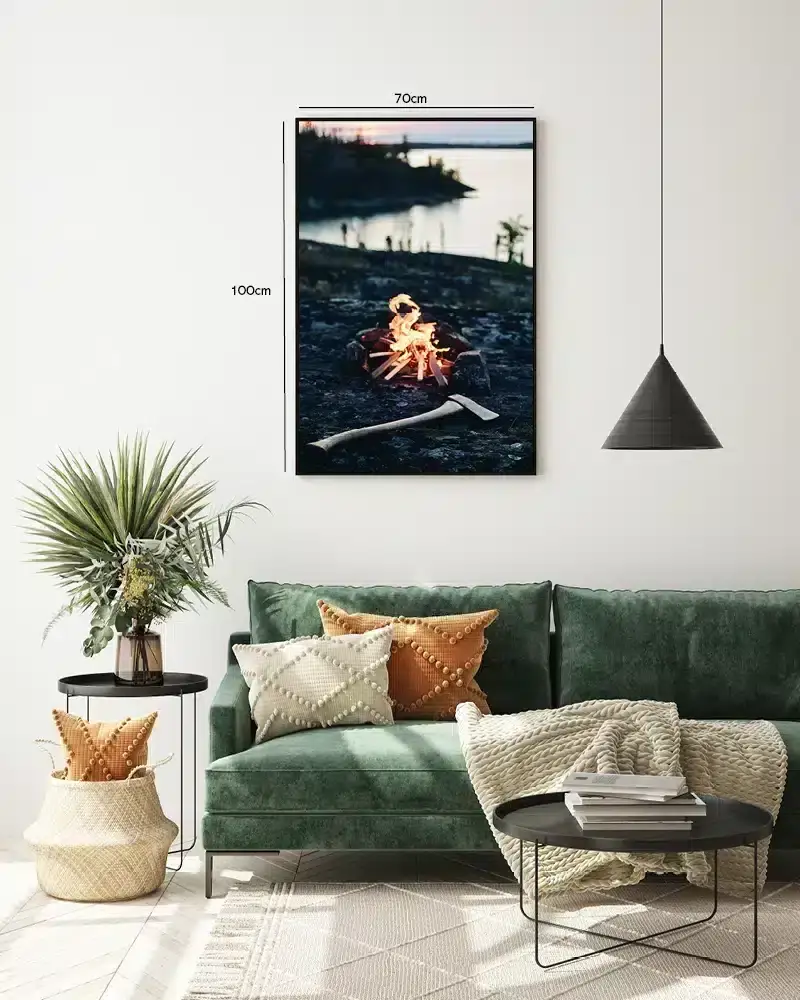 Lejrbål Ved Søen Plakat