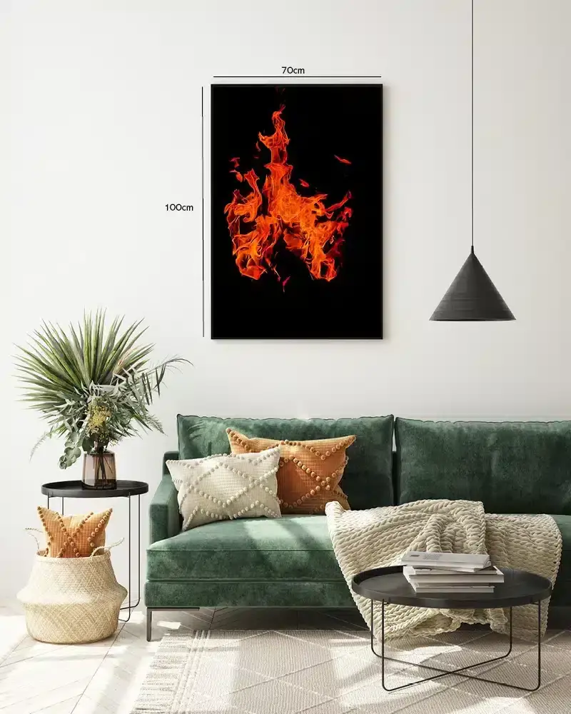 Flammer i Mørket Plakat