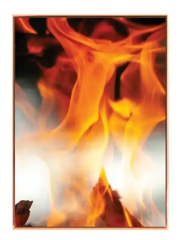 Flammende Dans Plakat