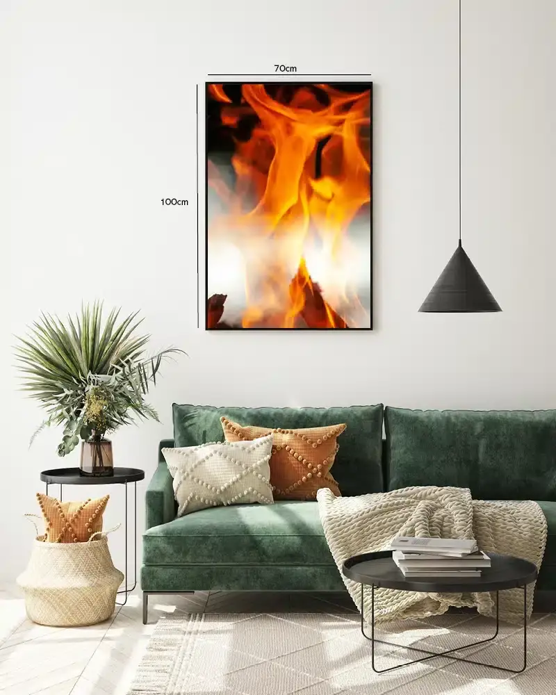 Flammende Dans Plakat