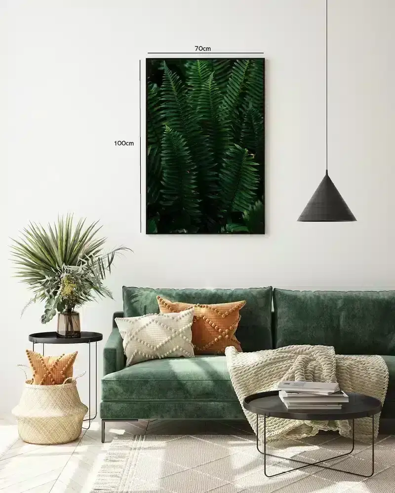 Dybe Grønne Bregner Plakat