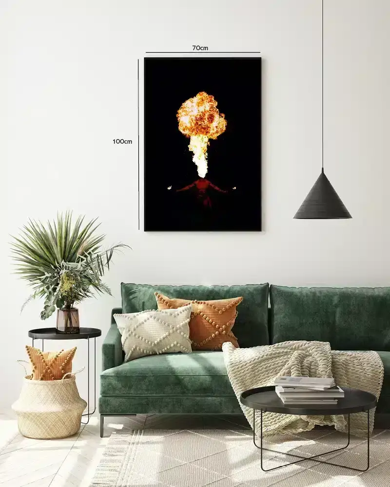 Ildånding i Mørket Plakat