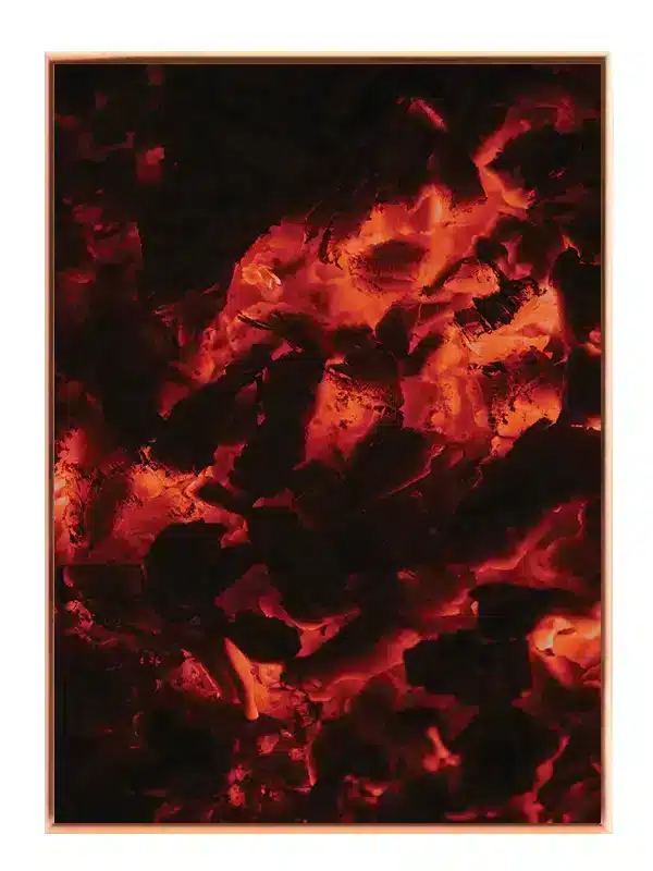 Glødende Trækul Plakat