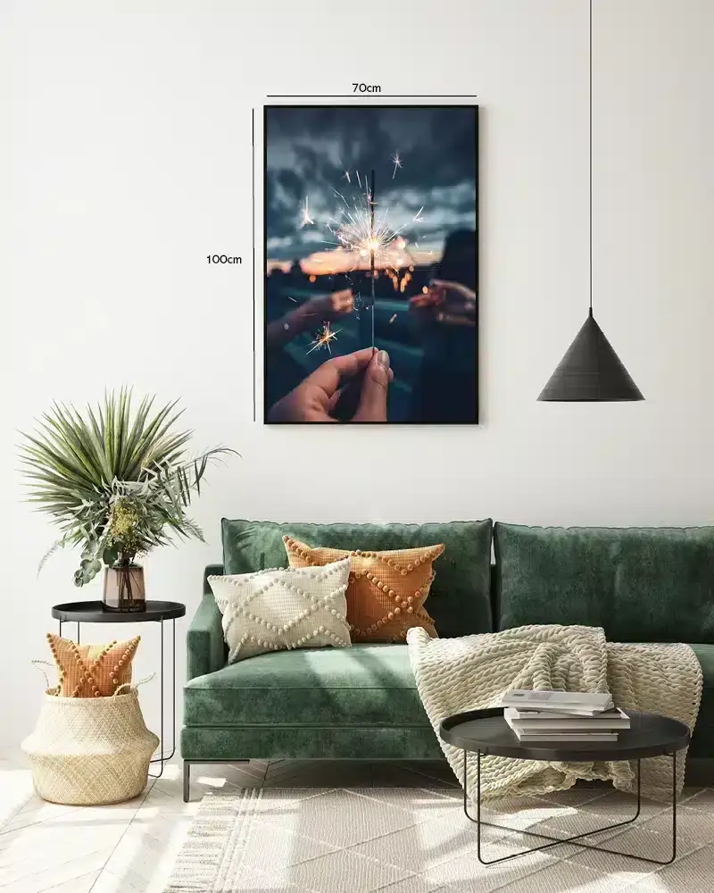 Aftenens Gnistrende Lys Plakat