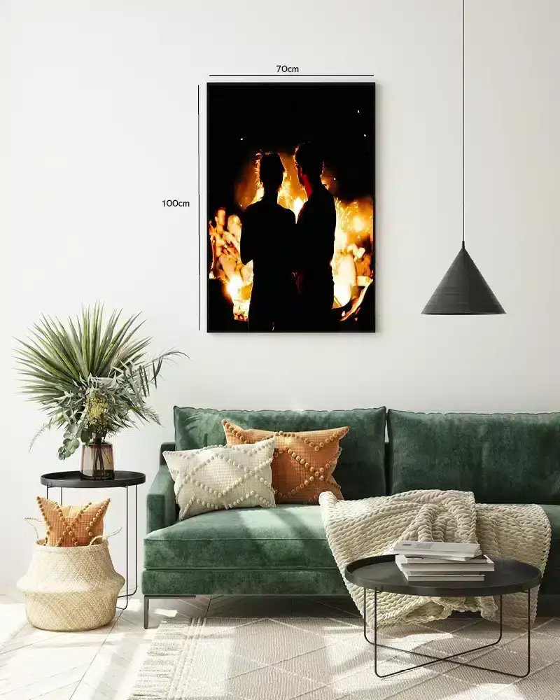 Aften Ved Lejrbålet Plakat