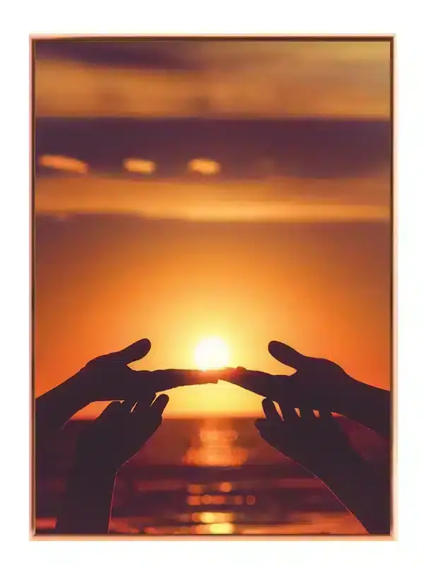 Solens Varme Hænder Plakat