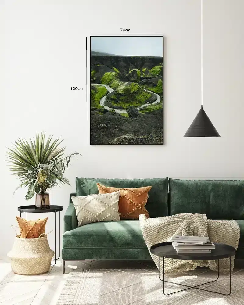 Mosbeklædt Skråning Plakat