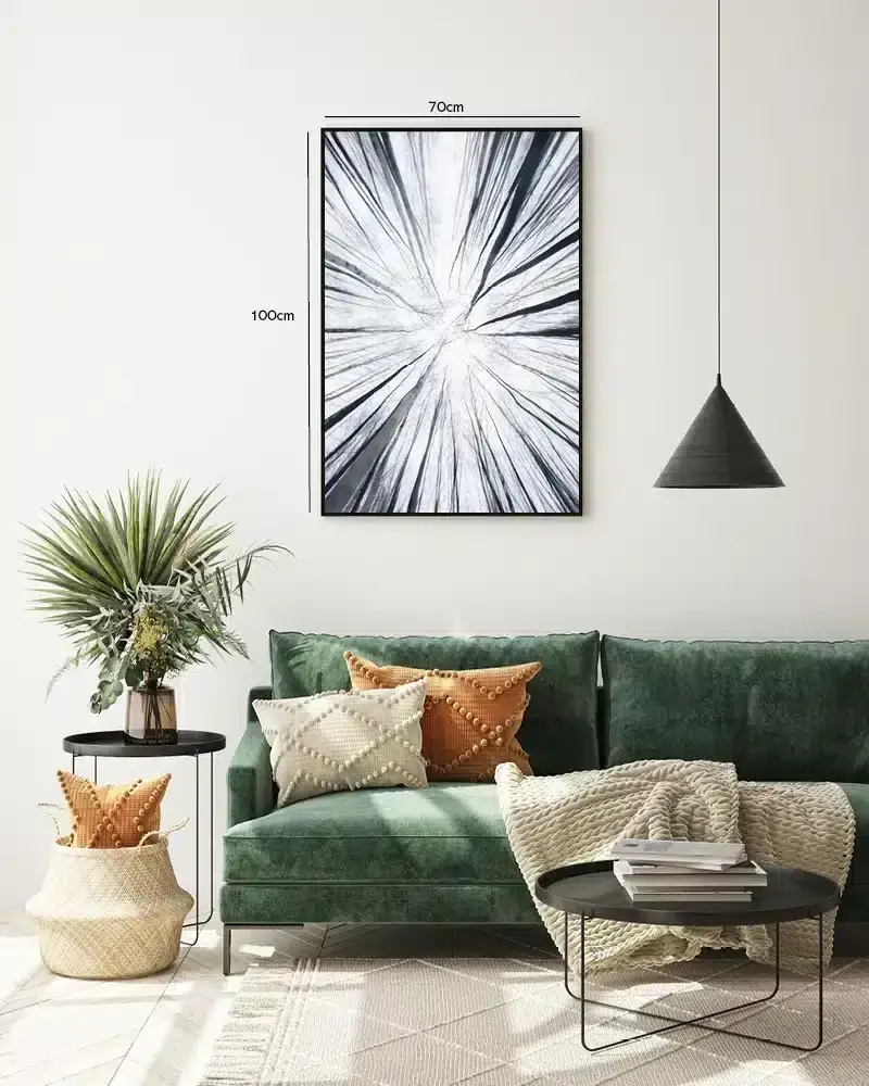 Nøgne Vintertræer Opad Plakat