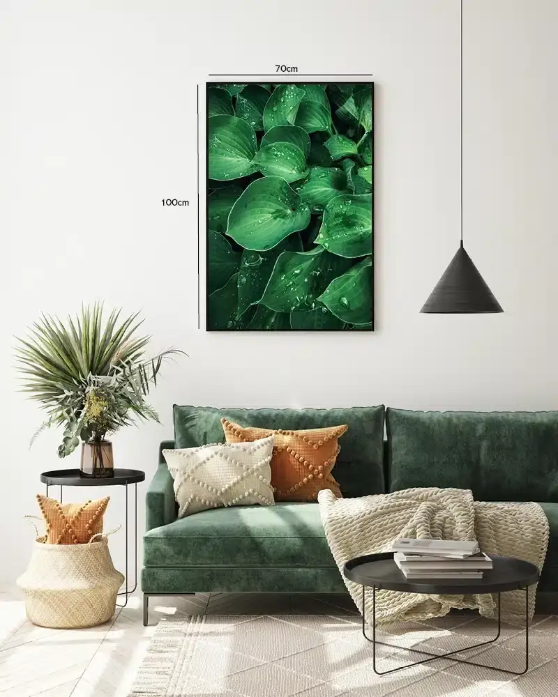 Dugfriske Hosta Blade Plakat