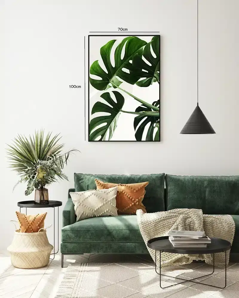 Monstera Blade Detaljer Plakat