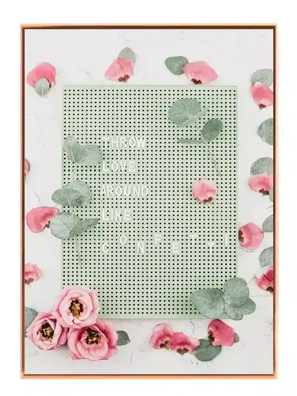 Roser og Eucalyptus Elegance Plakat