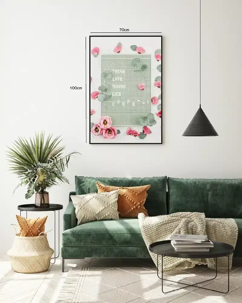 Roser og Eucalyptus Elegance Plakat