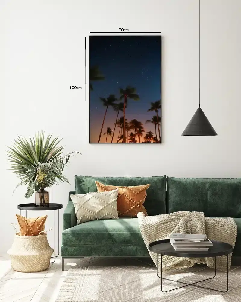 Palmer Under Stjernehimmel Plakat