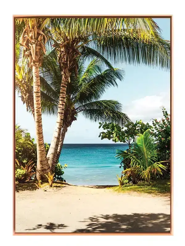 Tropisk Strandudsigt Plakat
