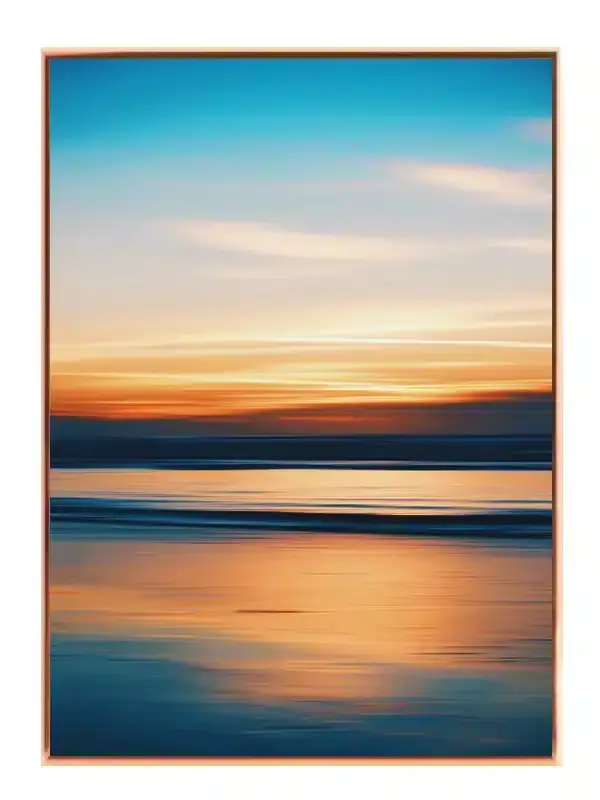Fredfyldt Kystsolnedgang Plakat