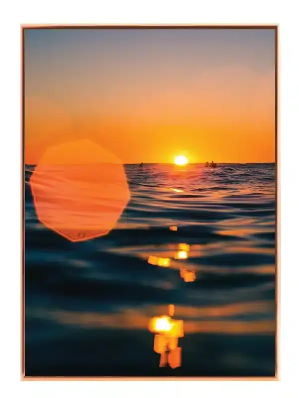 Solnedgang Over Havet No2 Plakat