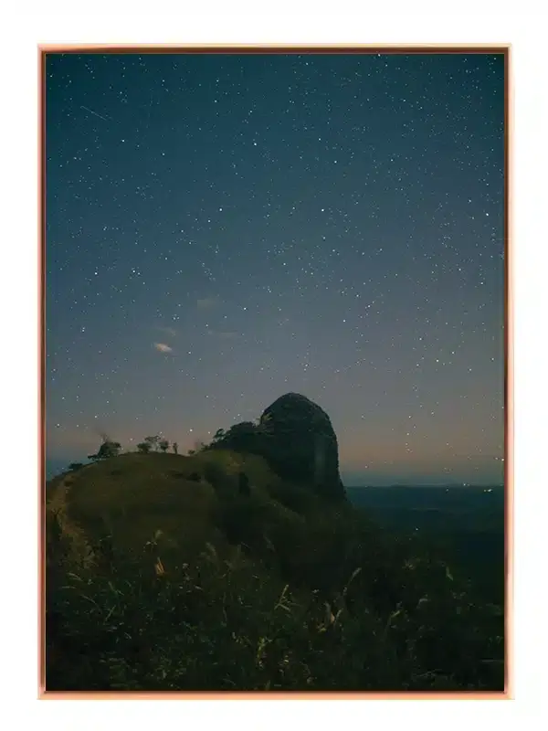 Stjernehimmel Over Bakke Plakat